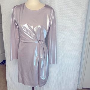 Zara dress. New . Shimmering fabric.